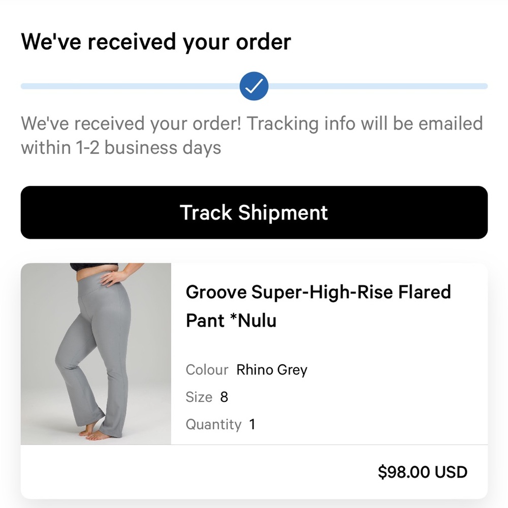 Lululemon Groove Super-High-Rise Flared
Pant *Nulu Rhino Grey